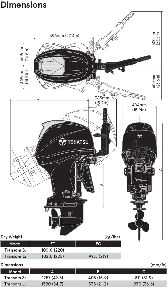 MFS50 Dimensions