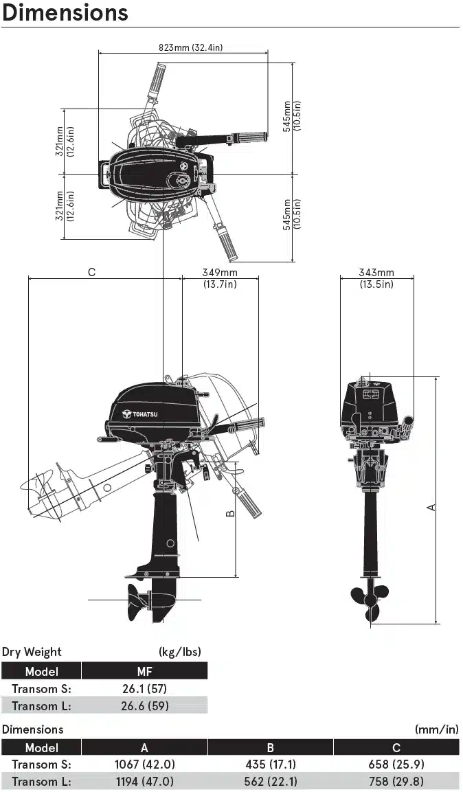 MFS6 Dimensions